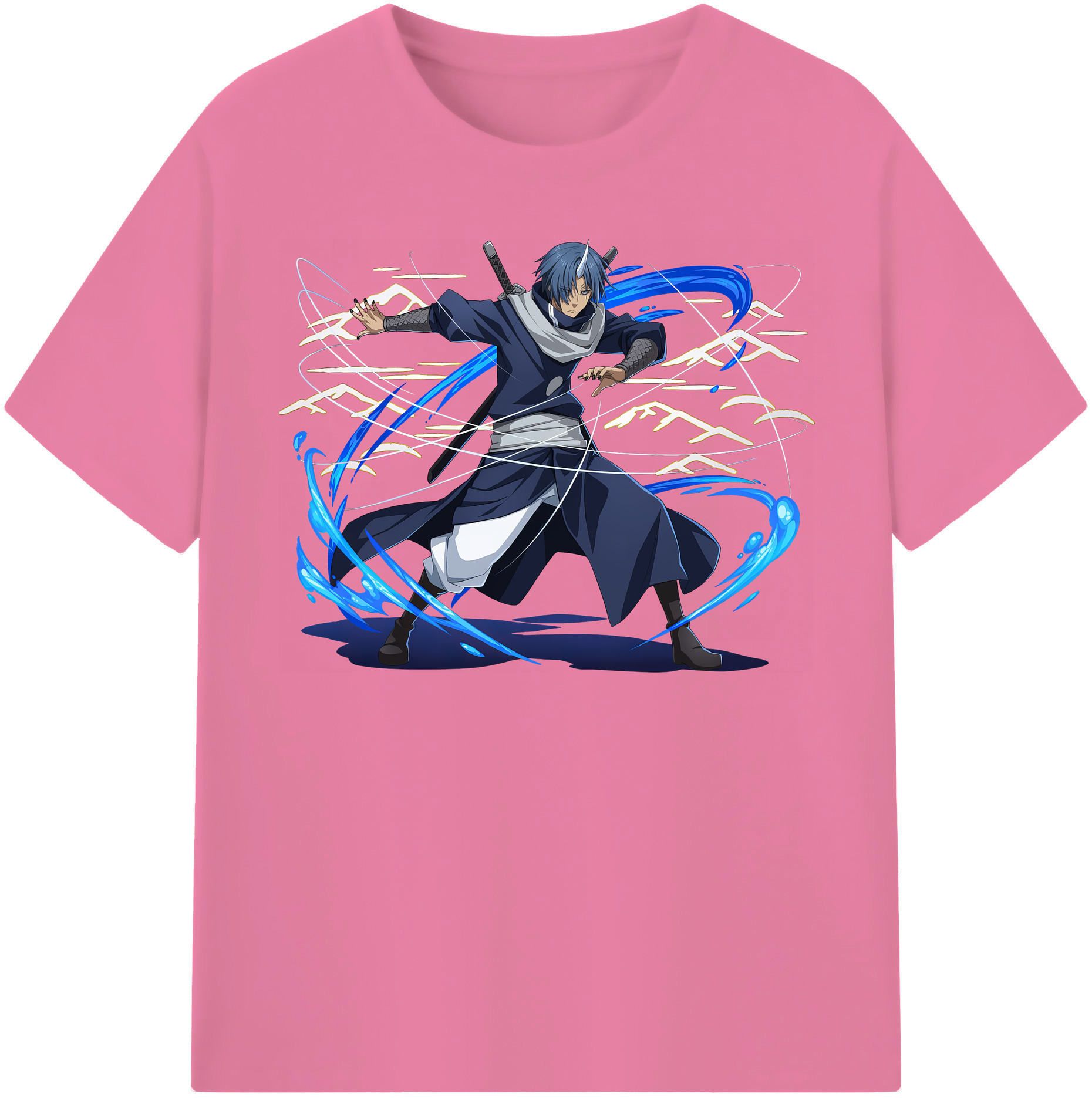 （画像用） 転スラ Regarding Reincarnated to Slime 綿100％半袖Tシャツ（フロントプリント）